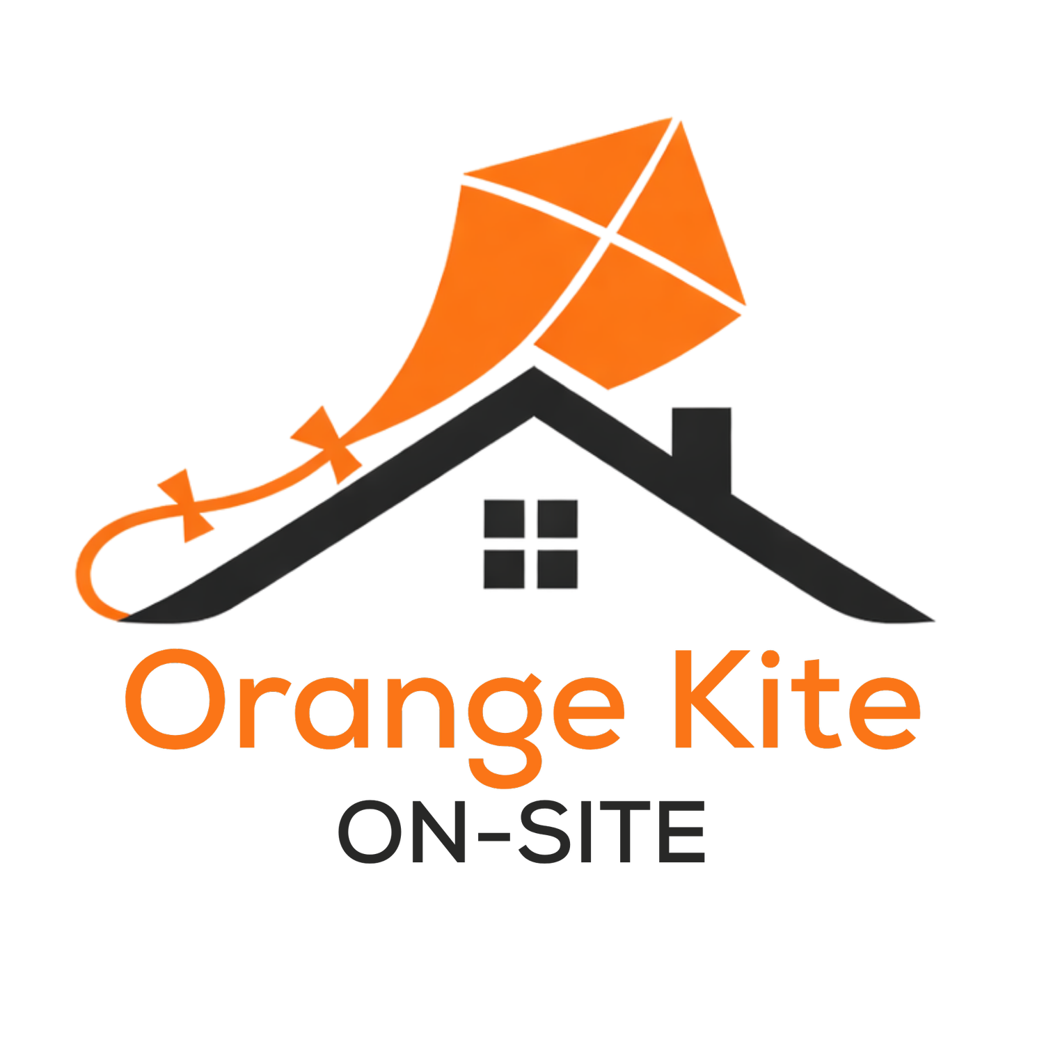 Orange Kite On-Site