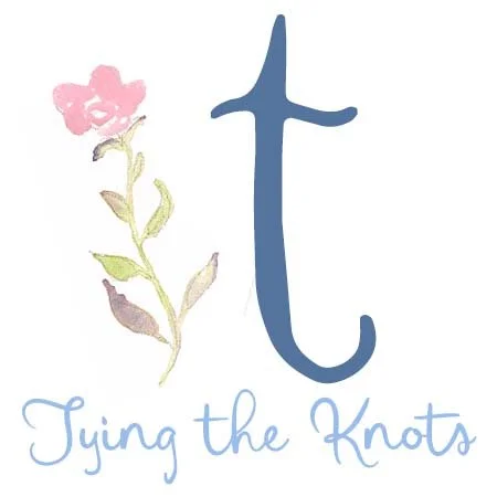 Tying the Knots Watercolor Wedding Invitations