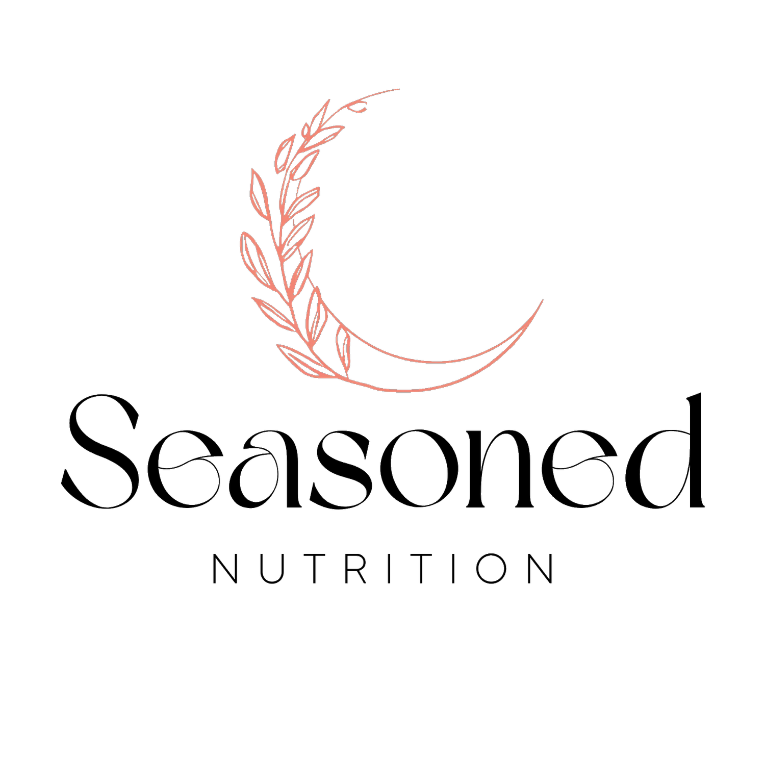 Seasoned Nutrition logo - perimenopause nutritionist and women's health practice