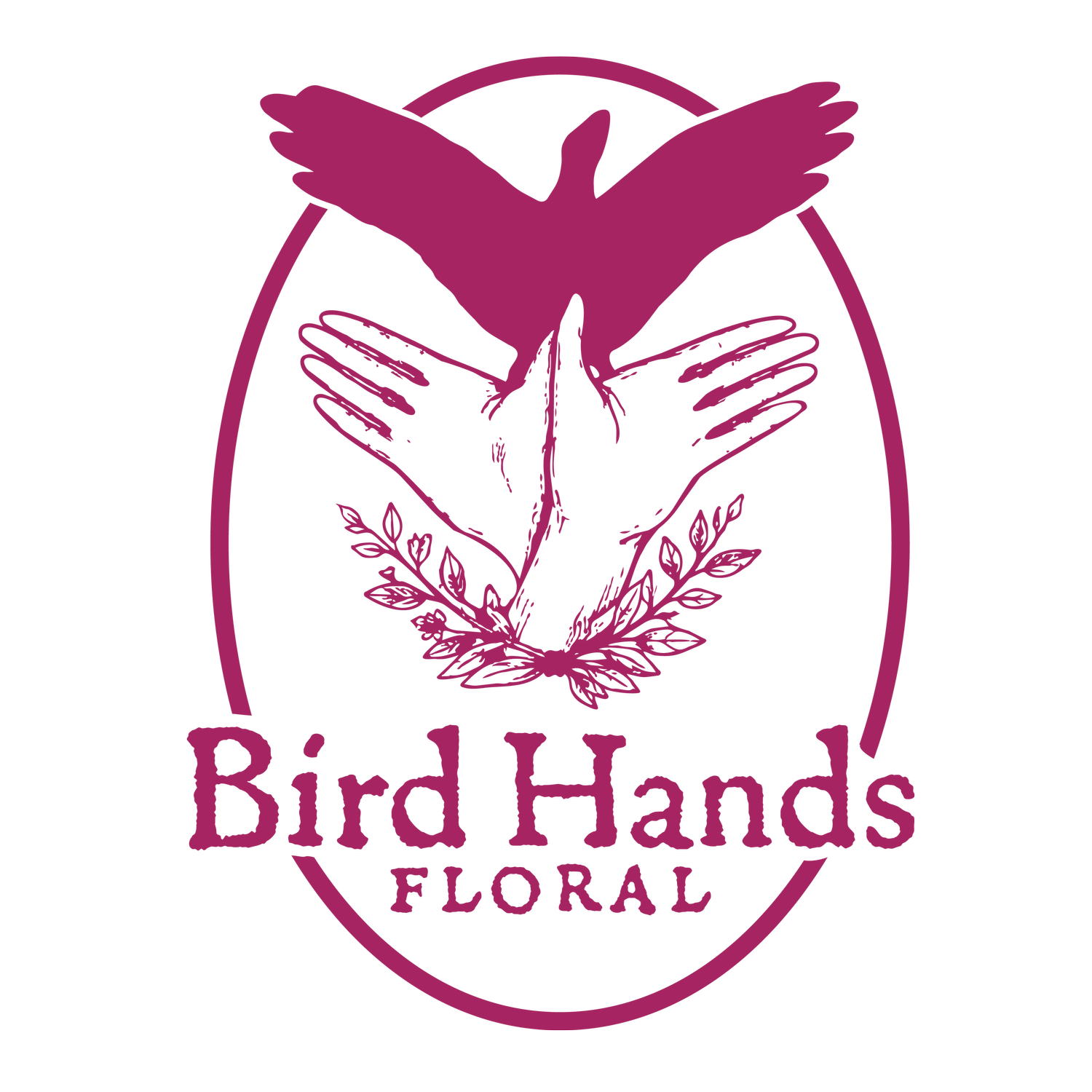 Bird Hands Floral
