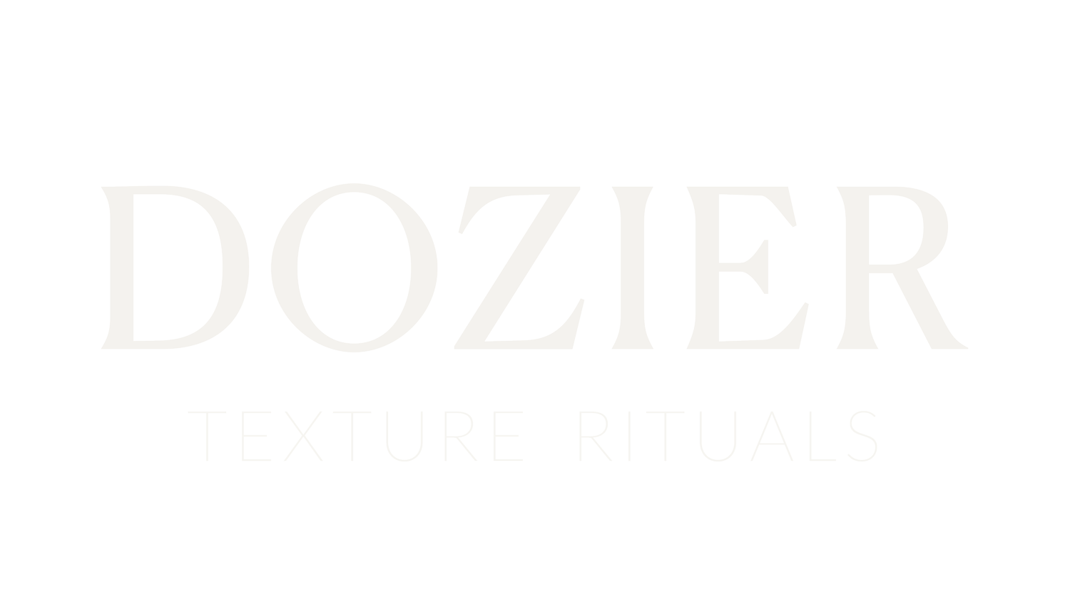 DOZIER TEXTURE RITUALS