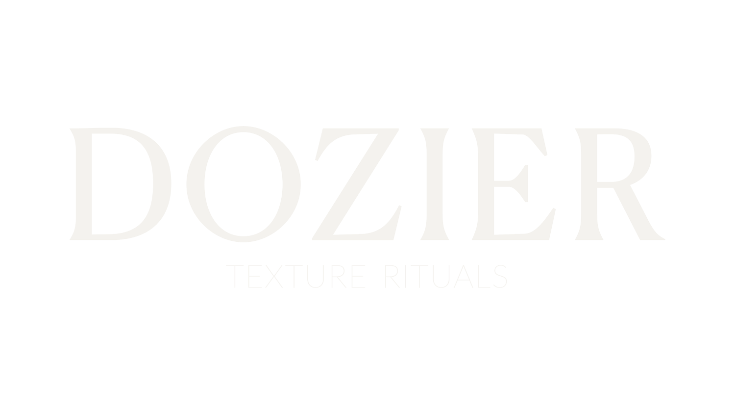 DOZIER TEXTURE RITUALS