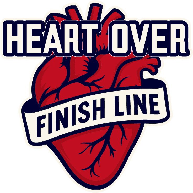 Heart Over Finish Line