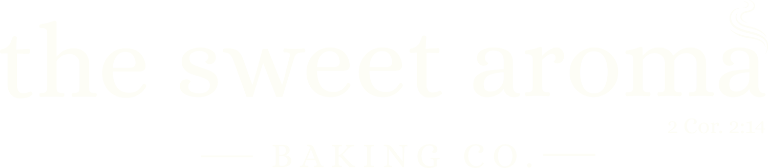 the sweet aroma