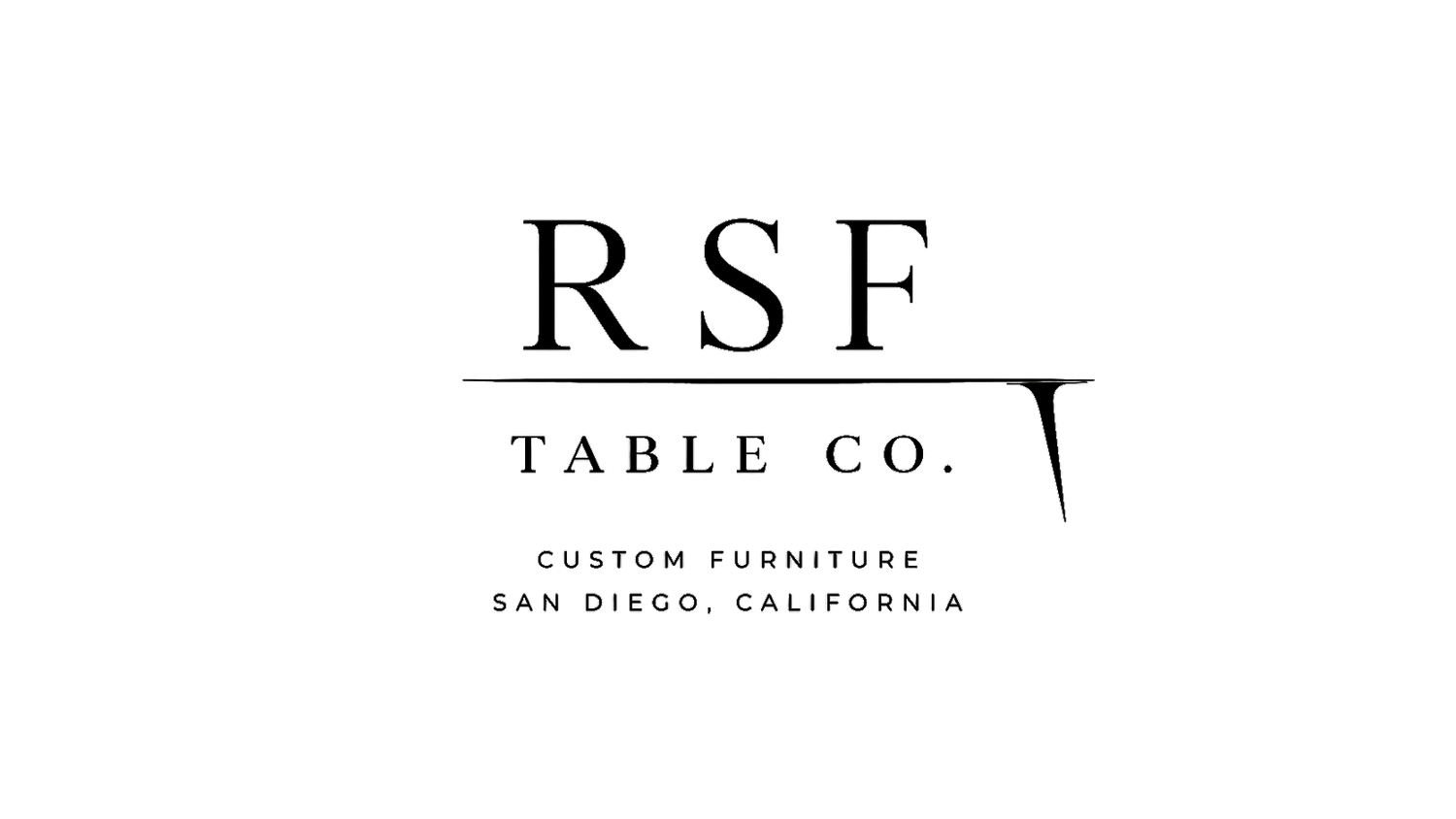 RSF Table Co. Custom Furniture San Diego Ca