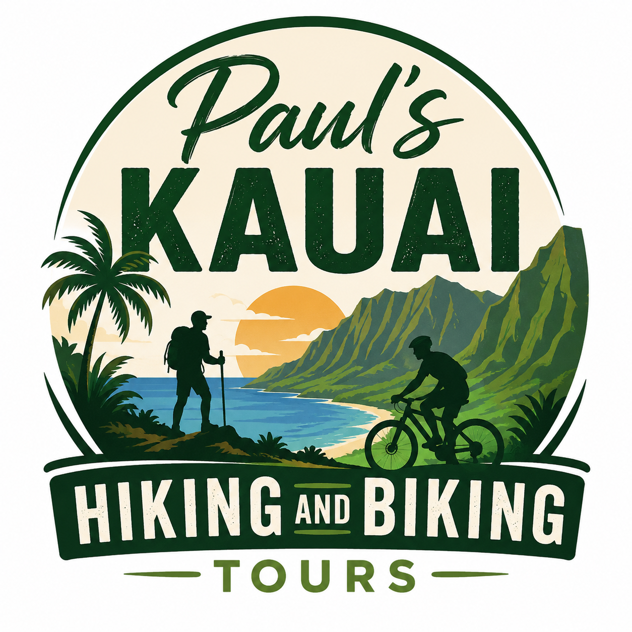 Kauai Hiking and Biking Tours by Paul, your private tour guide. Family-friendly, affordable, safe, fun, flexible custom tours and hikes.