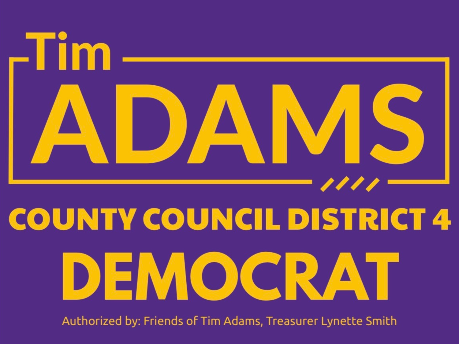 Tim Adams 4 District 4