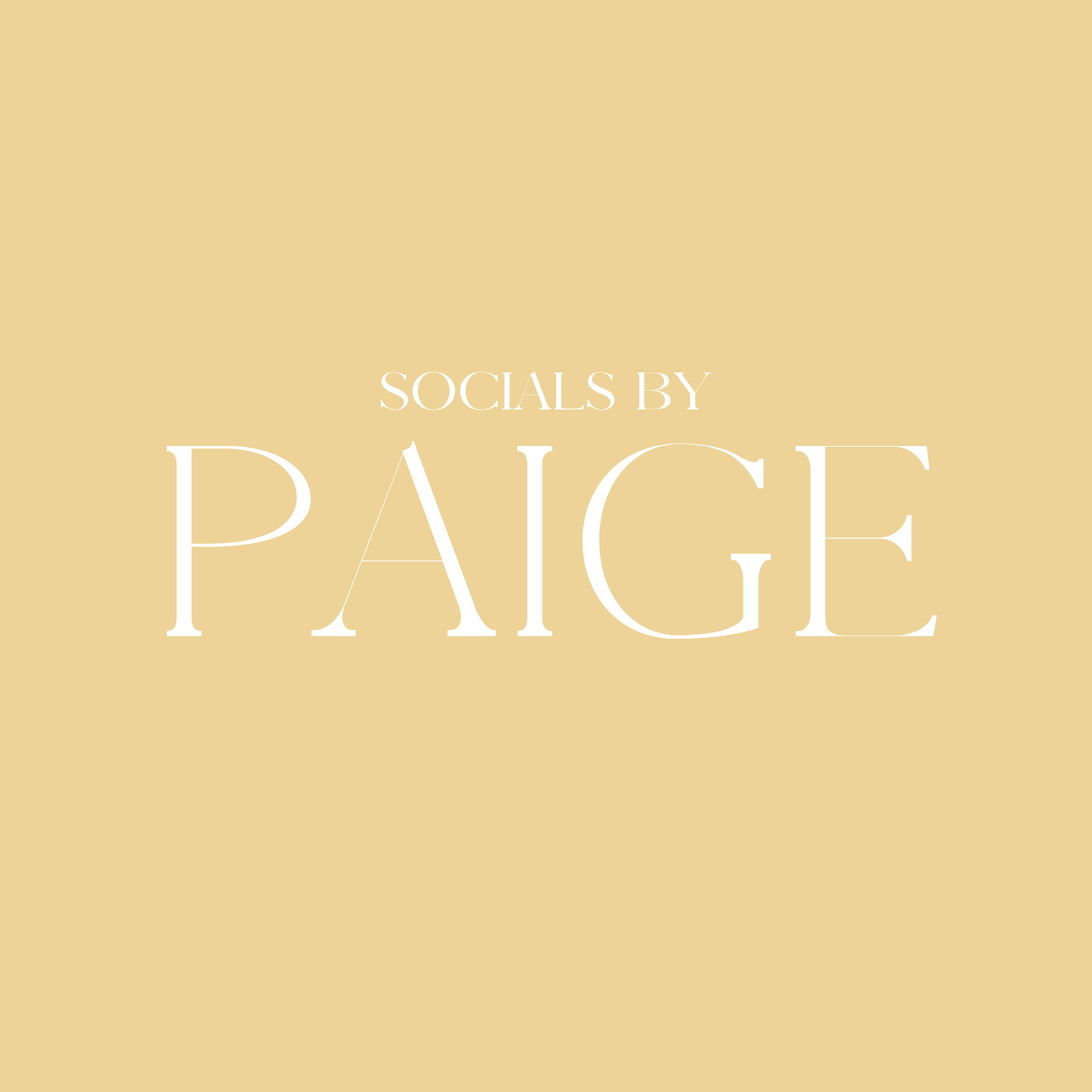 Socials By Paige