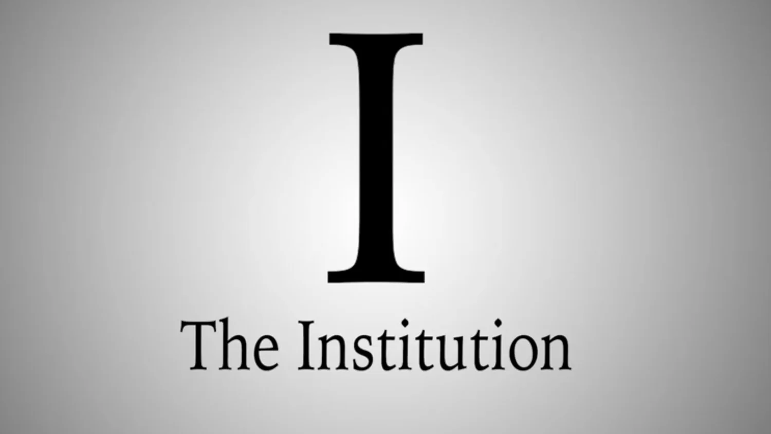 The Institution Collective: EDU Edition