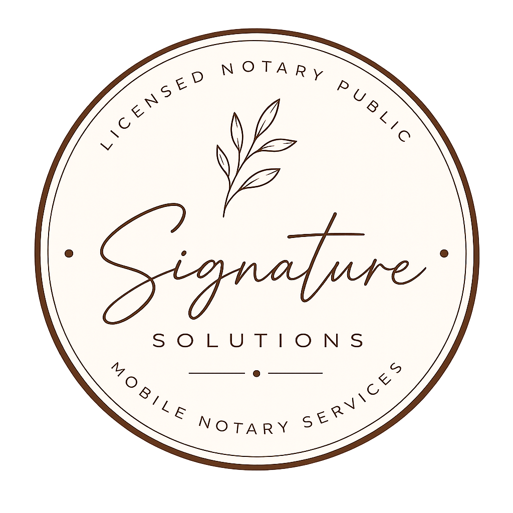 Signature Solutions Mobile Notary