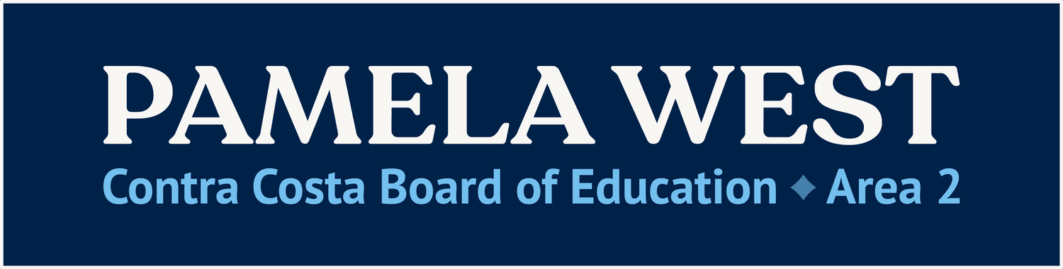Pamela West Contra Costa Board of Education Area 2