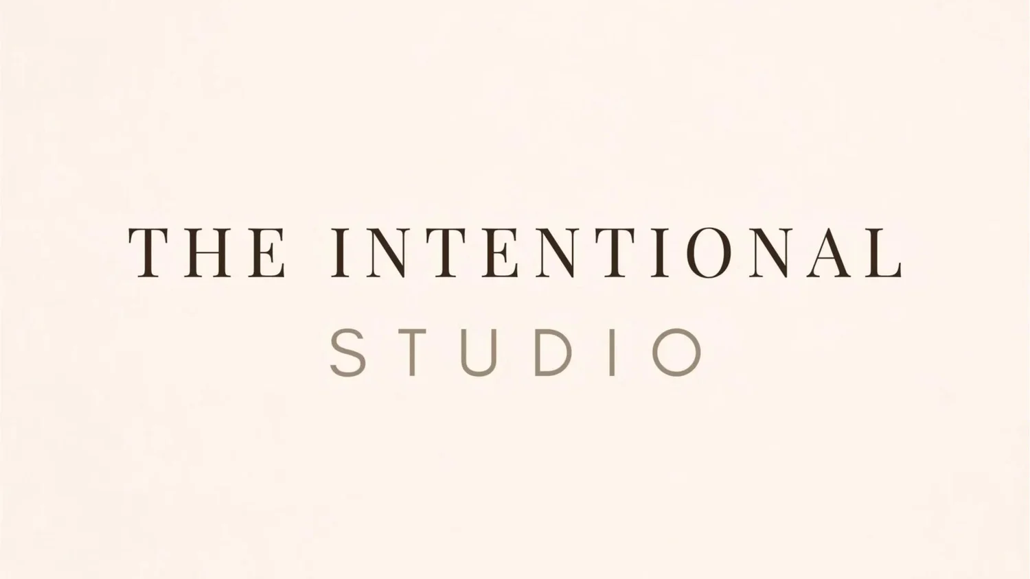 The Intentional Studio