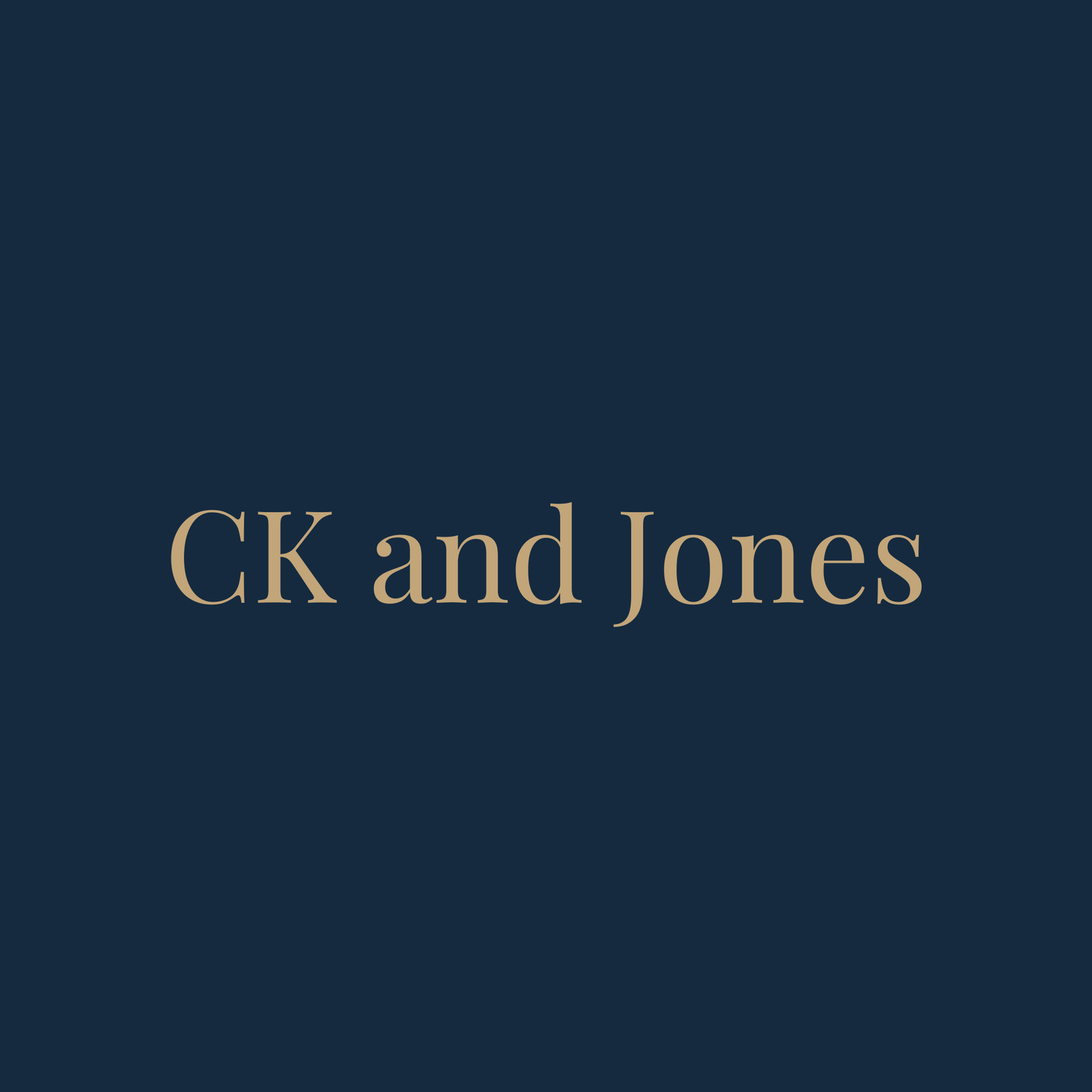 CK and Jones