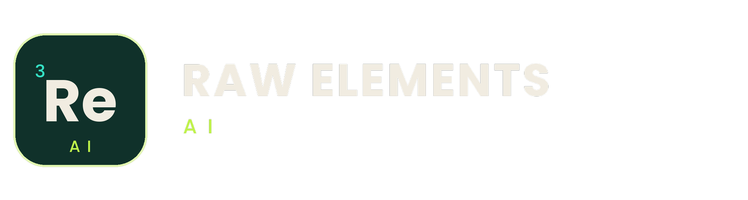 Raw Elements AI. Responsible and Sustainable AI consultation for People, Planet and Profit.