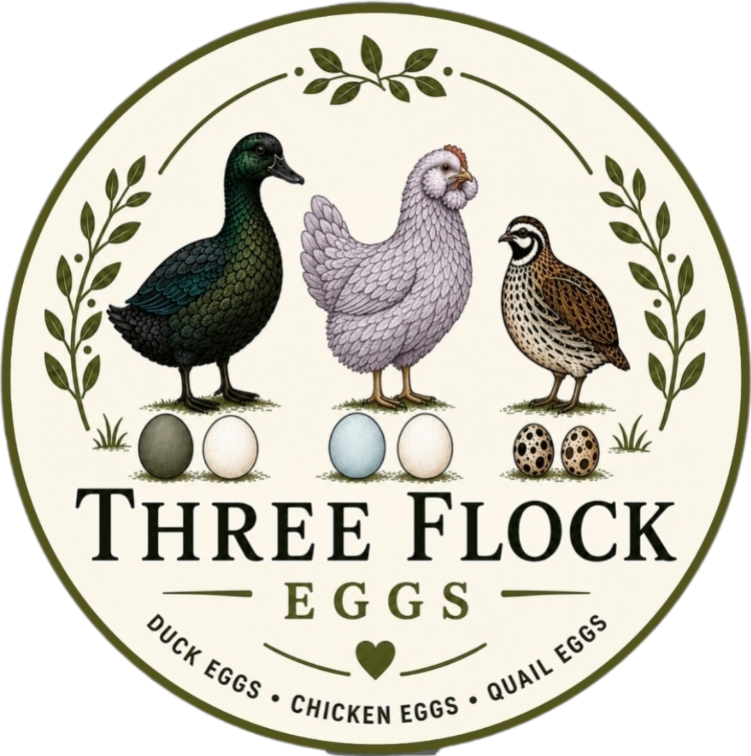Three Flock Eggs
