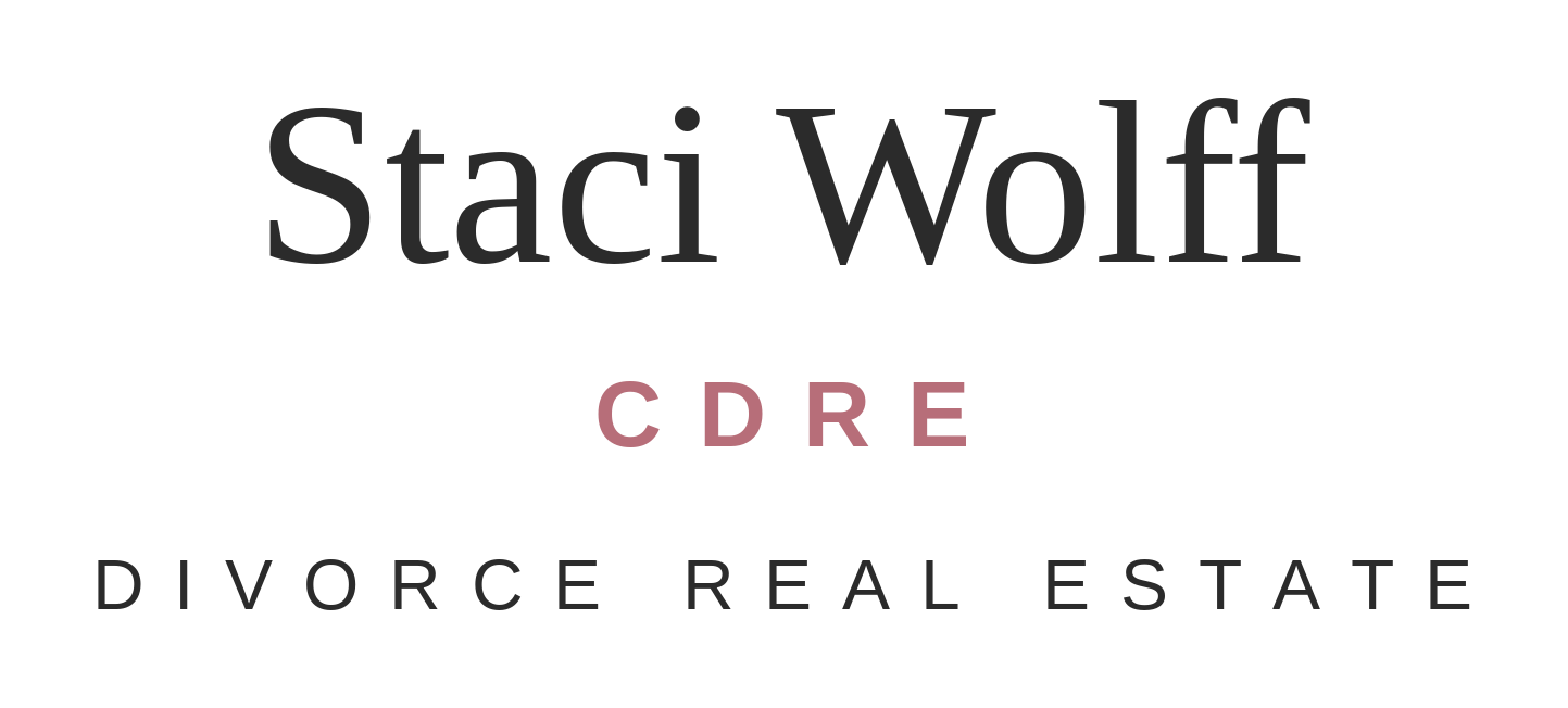 Staci Wolff, CDRE | Honolulu Divorce Real Estate