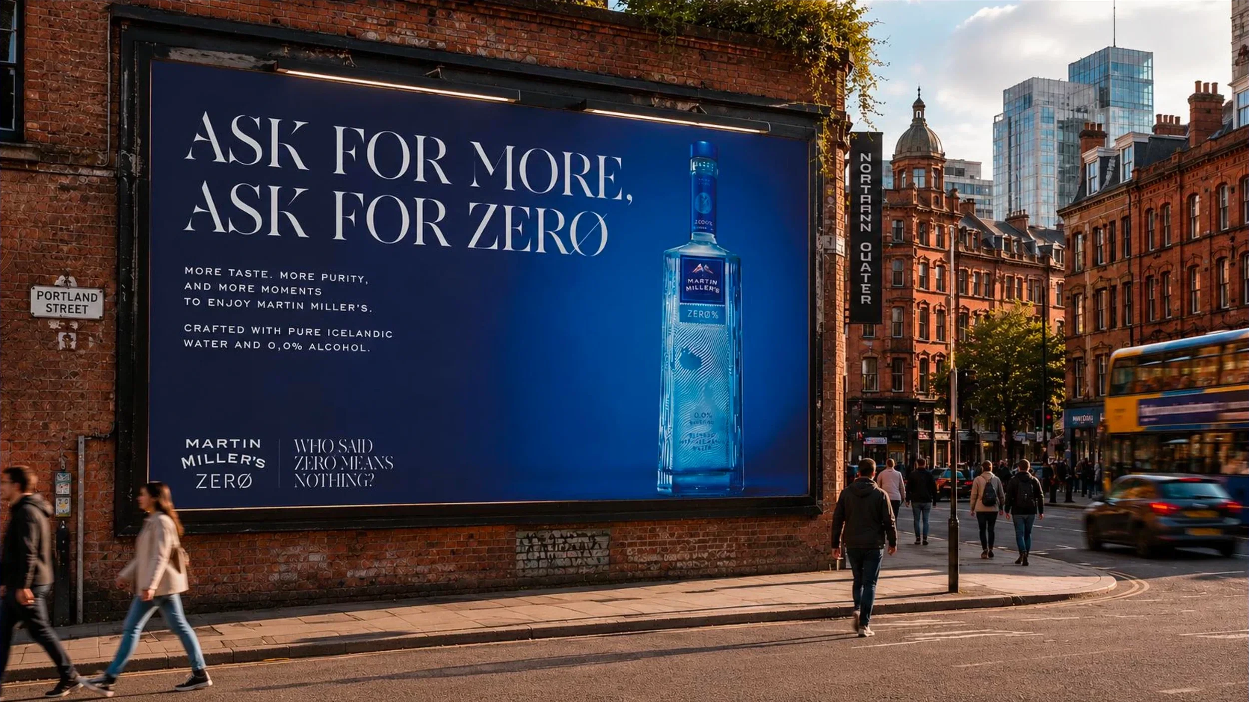 Exterior en Manchester: Ask for more, ask for Zero