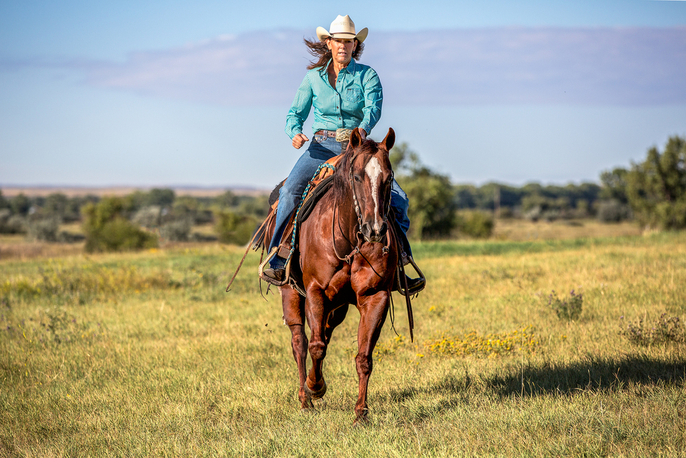 Brasilianerin Oma Cowgirl Doppelter