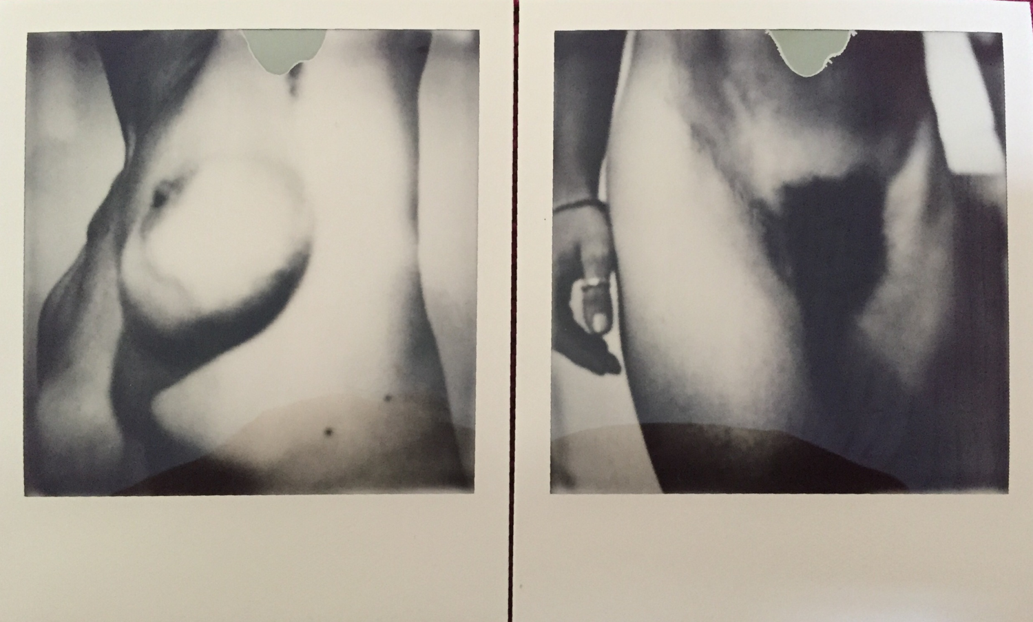 Destroyed polaroid naked body - Massimo Scognamiglio Studio