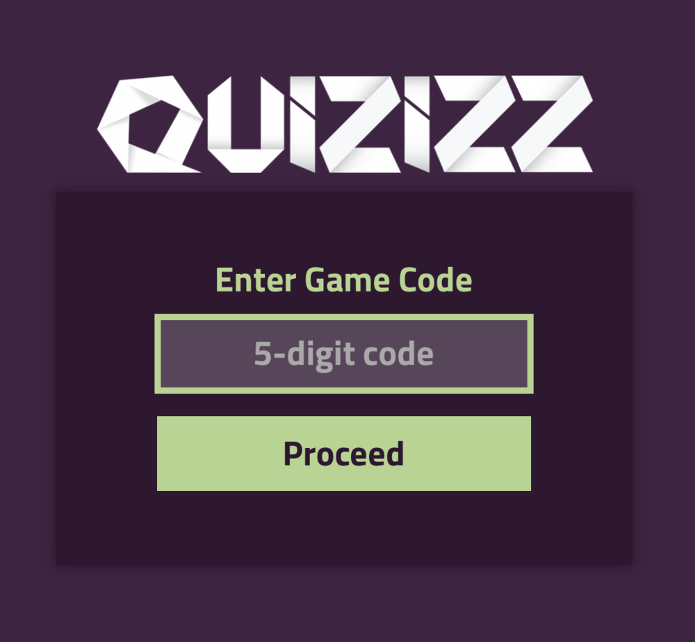Quizzes join game