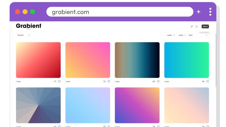 Grabient screenshot