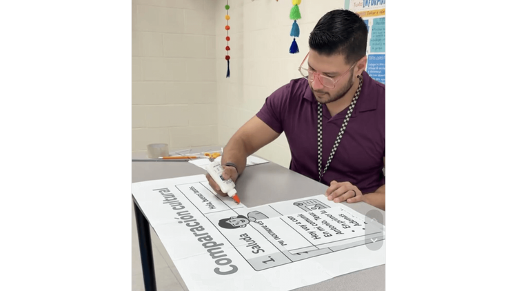 Screenshot from Profe Garcia's TikTok video