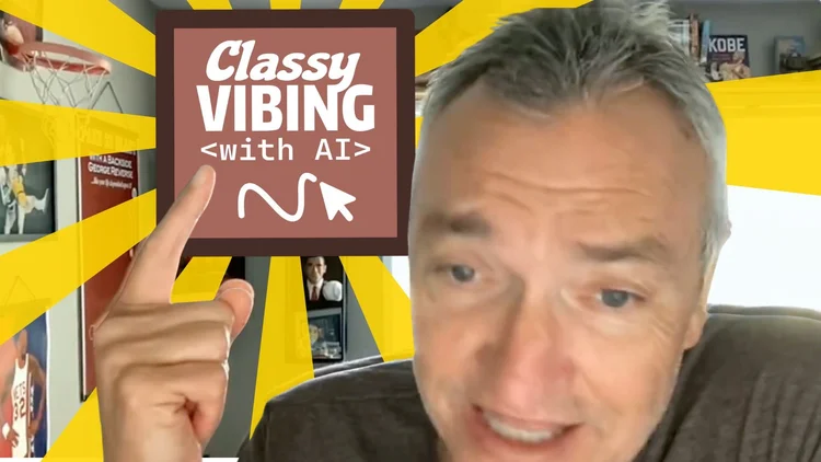 Video thumbnail of Chad talking about Classy Vibing with AI