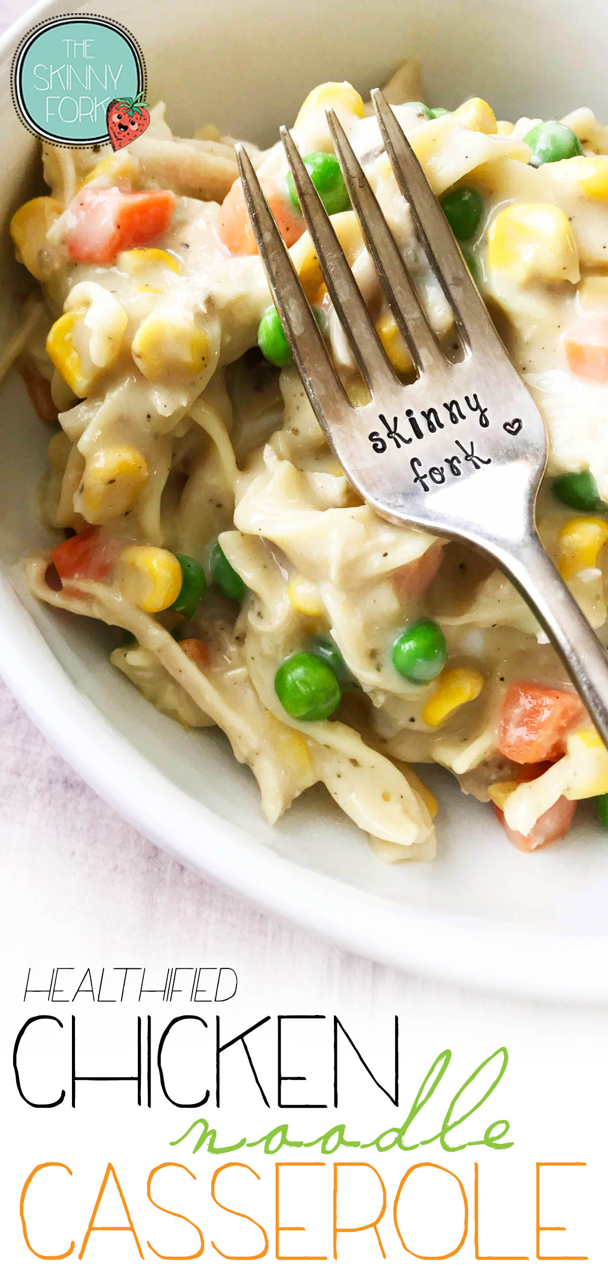 Healthified Chicken Noodle Casserole