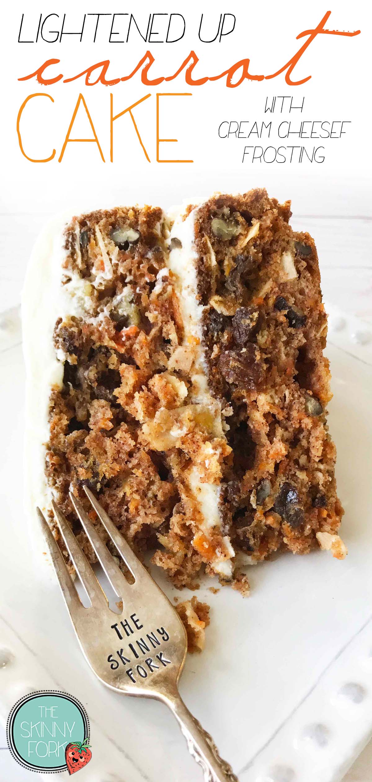 Lightened Up Carrot Cake