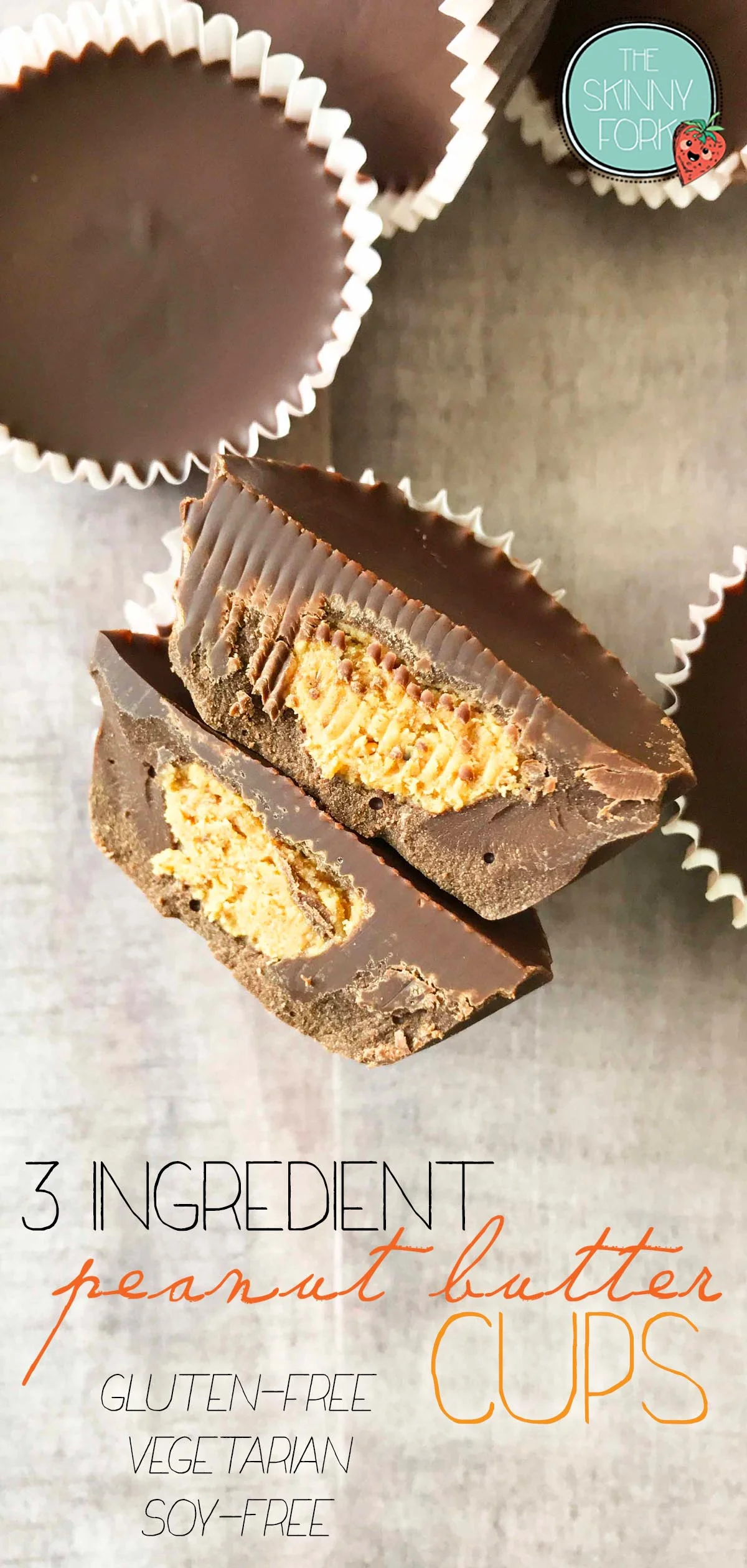 3 Ingredient Peanut Butter Cups