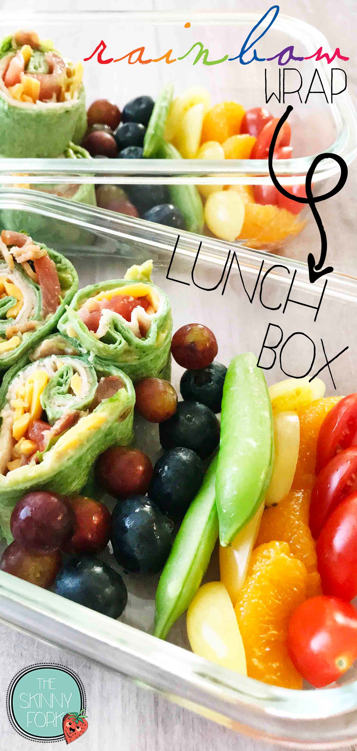 Rainbow Wrap Lunch Box — The Skinny Fork