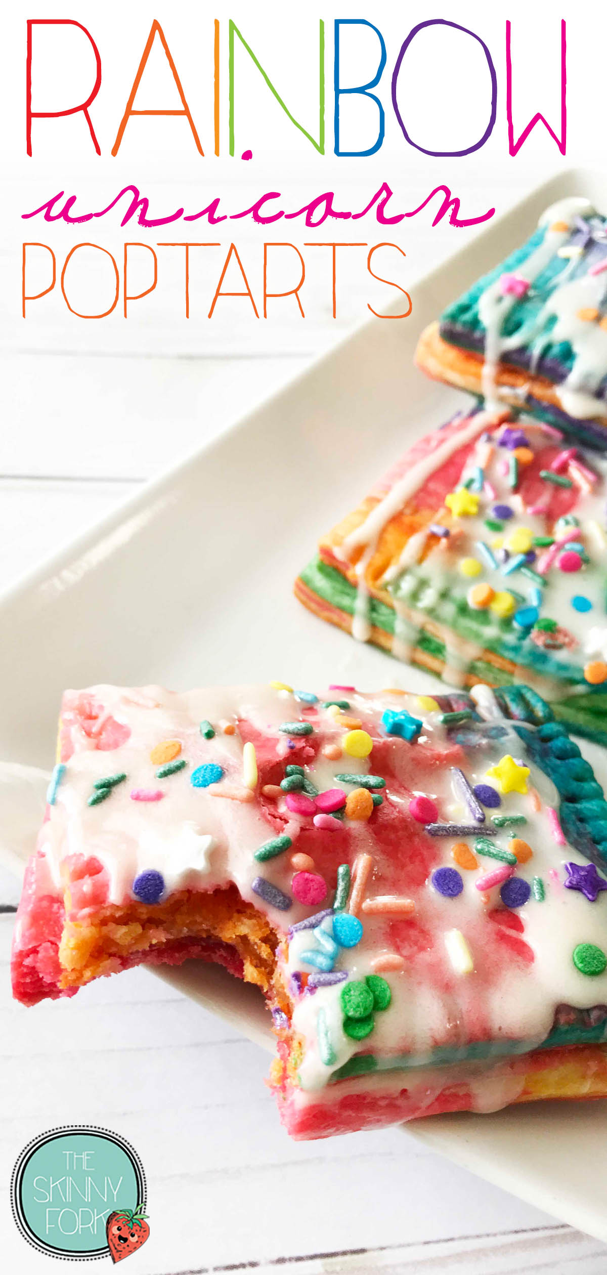 Rainbow Unicorn Poptarts