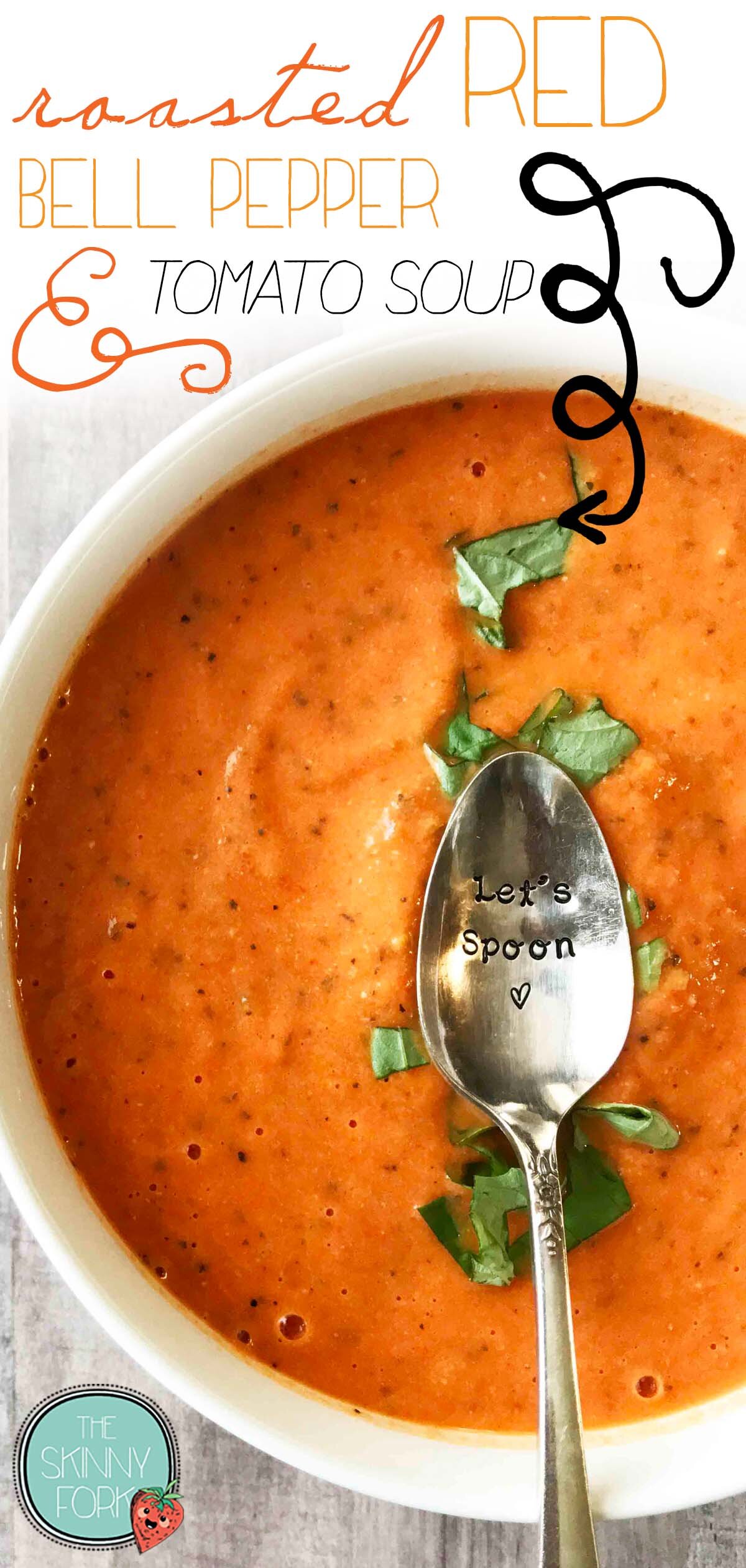 Roasted Red Bell Pepper & Tomato Soup