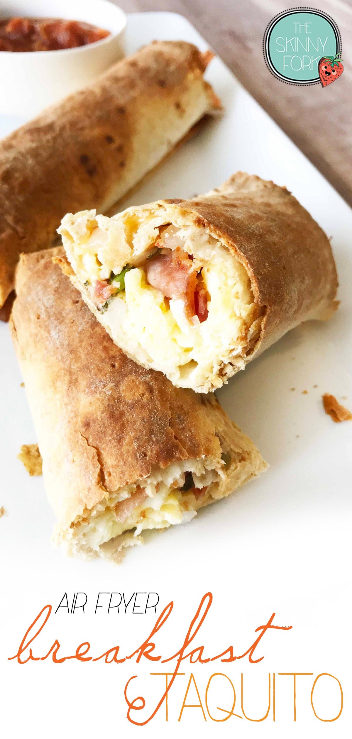 Air Fryer Breakfast Taquito