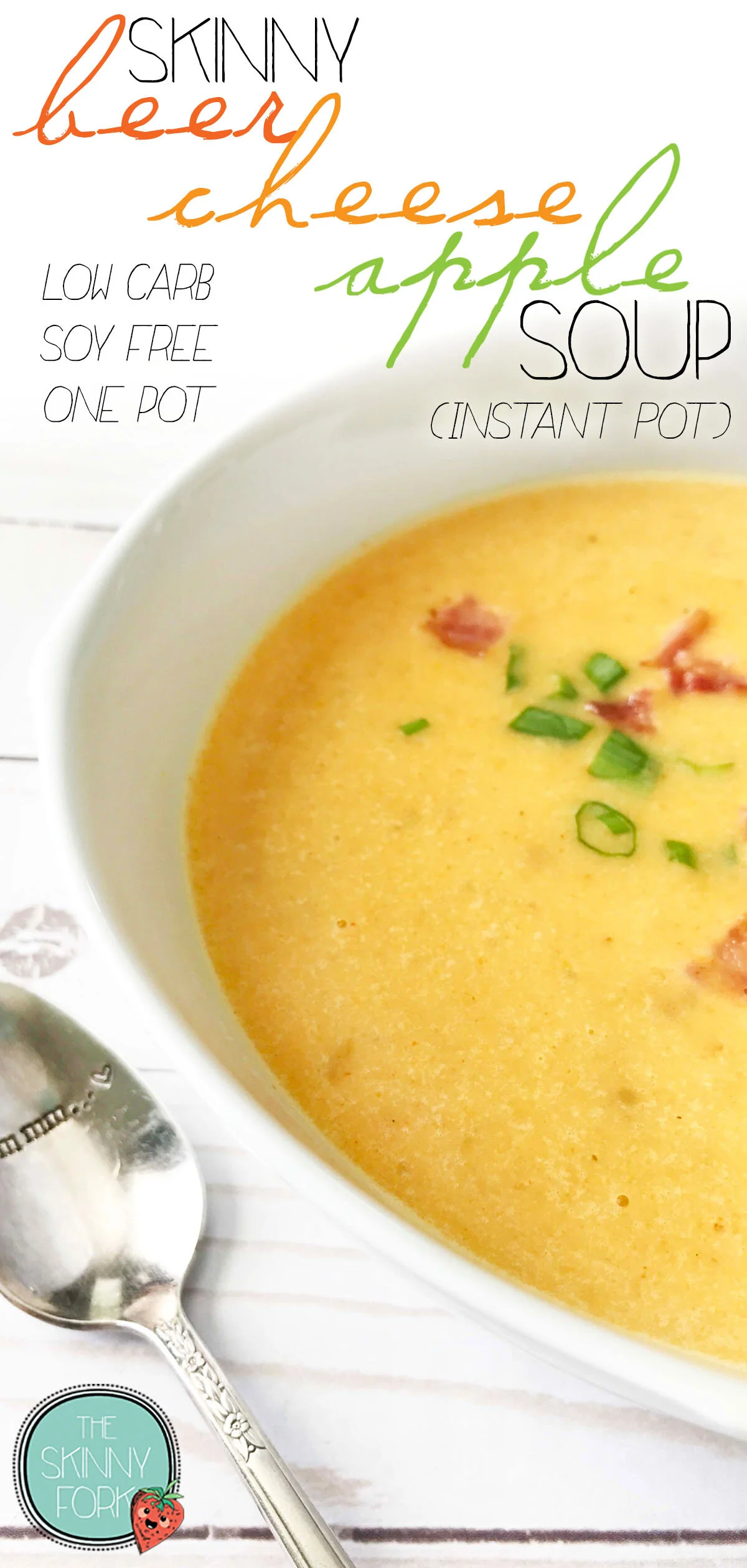 Skinny Beer Cheese Apple Soup