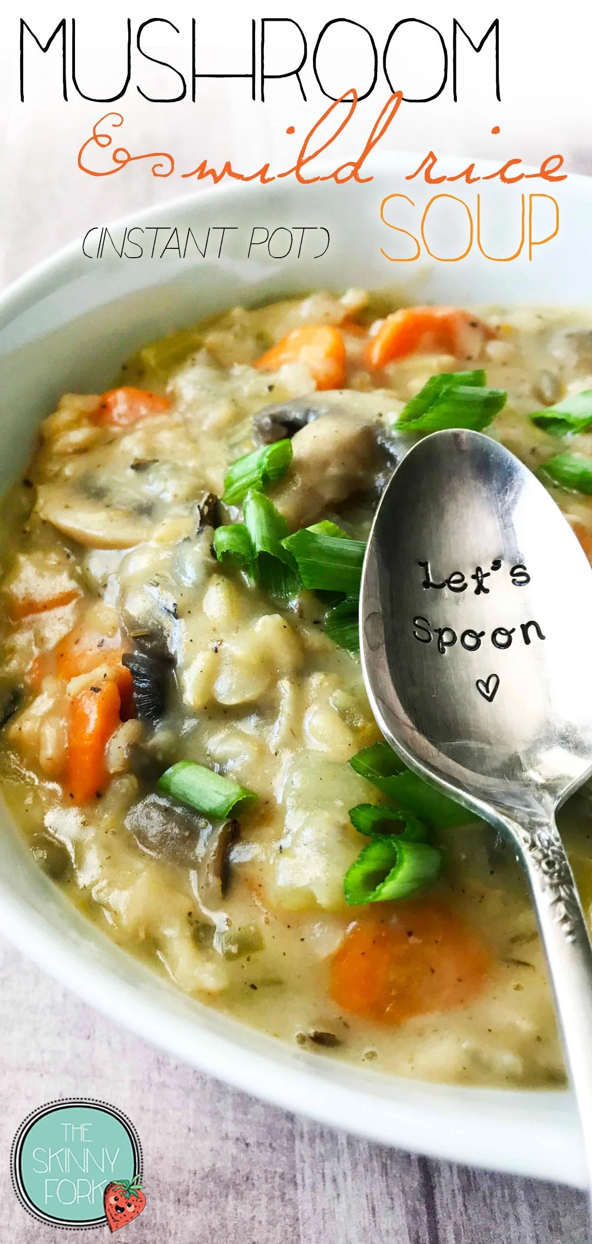 Mushroom &  Wild Rice Soup (Instant Pot)