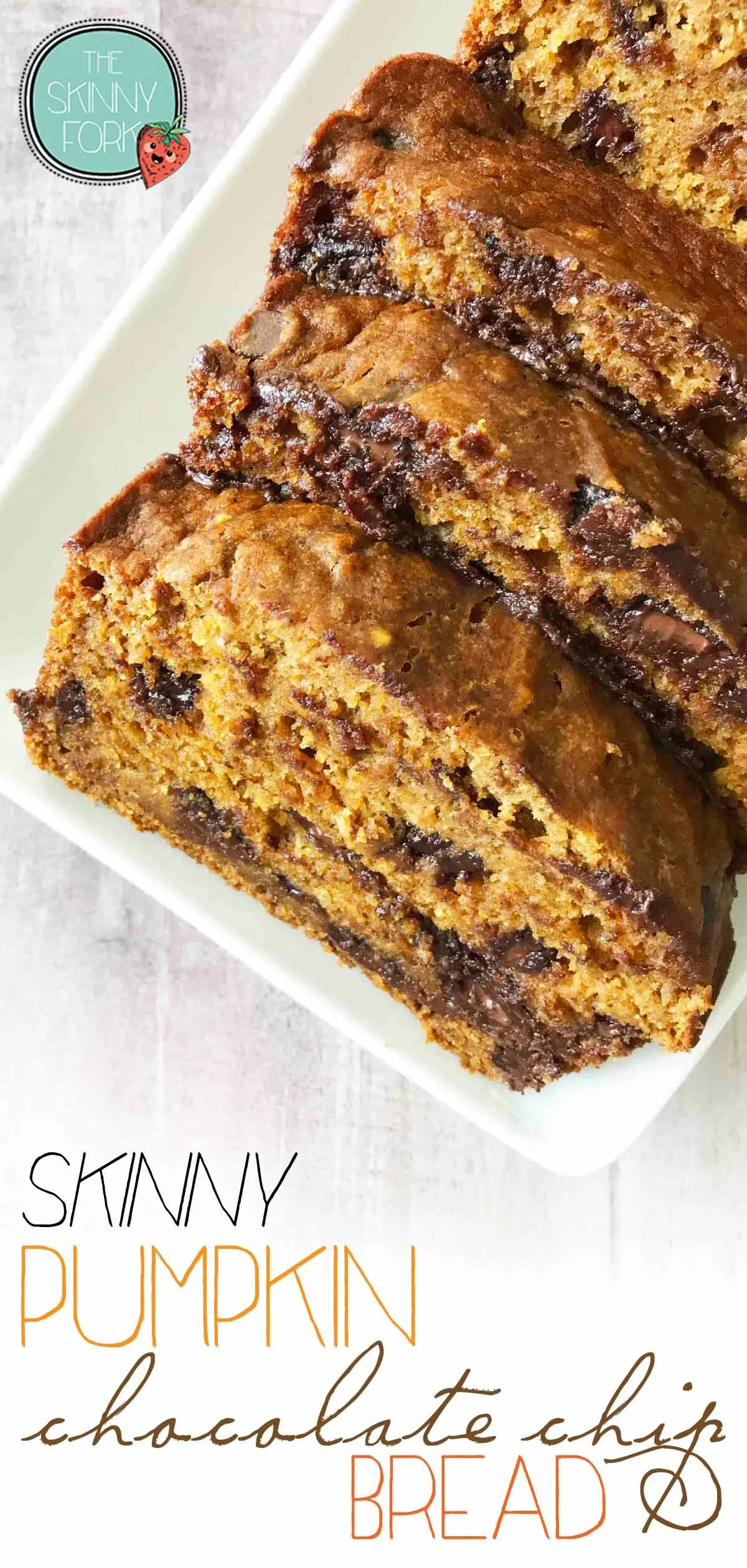 Skinny Pumpkin Chocolate Chip Bread