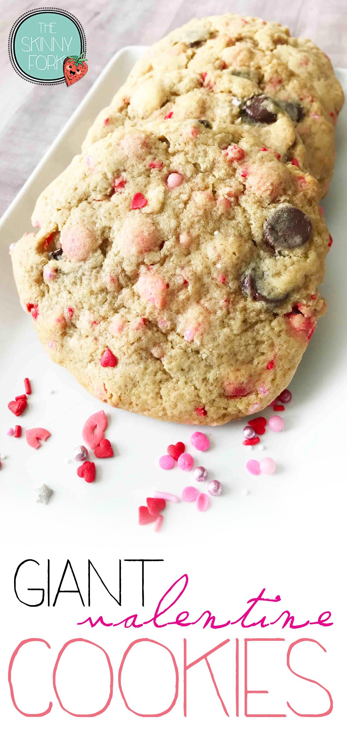 Giant Valentine Cookies
