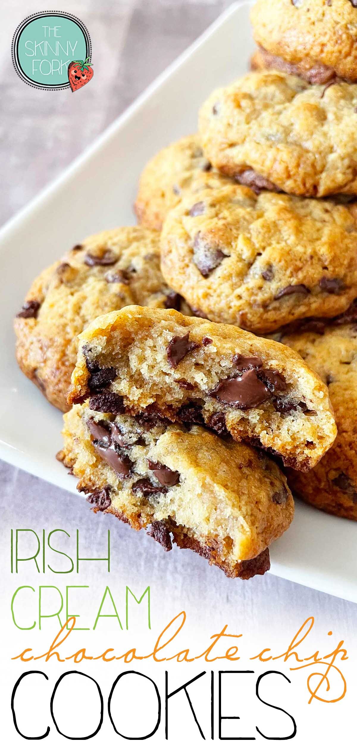 Irish Cream Chocolate Chip Cookies