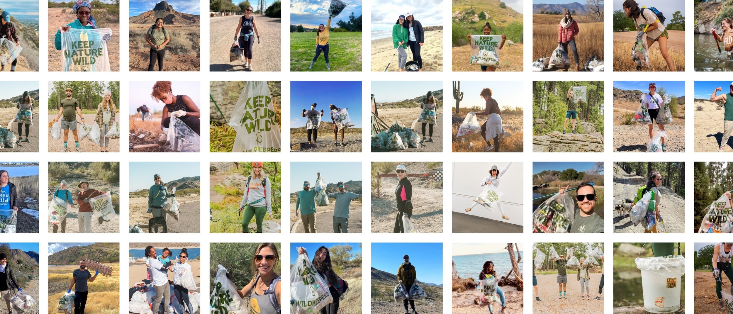 Wild Keepers cleanup event