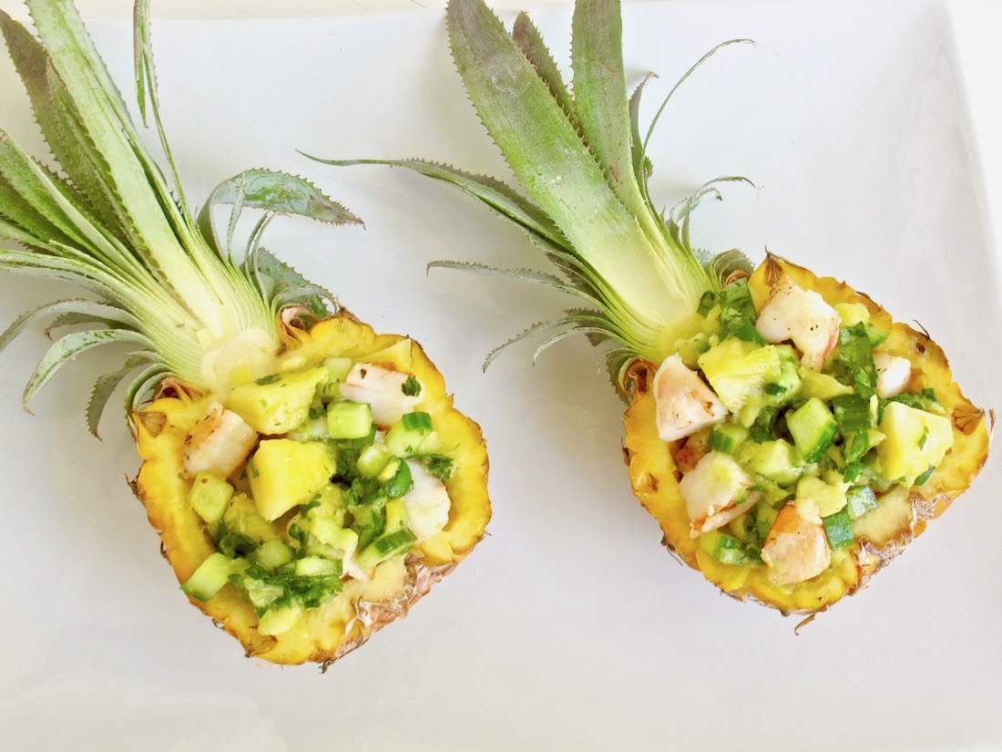 Pineapple Shrimp Salad {Paleo, Gluten Free, Dairy Free} 