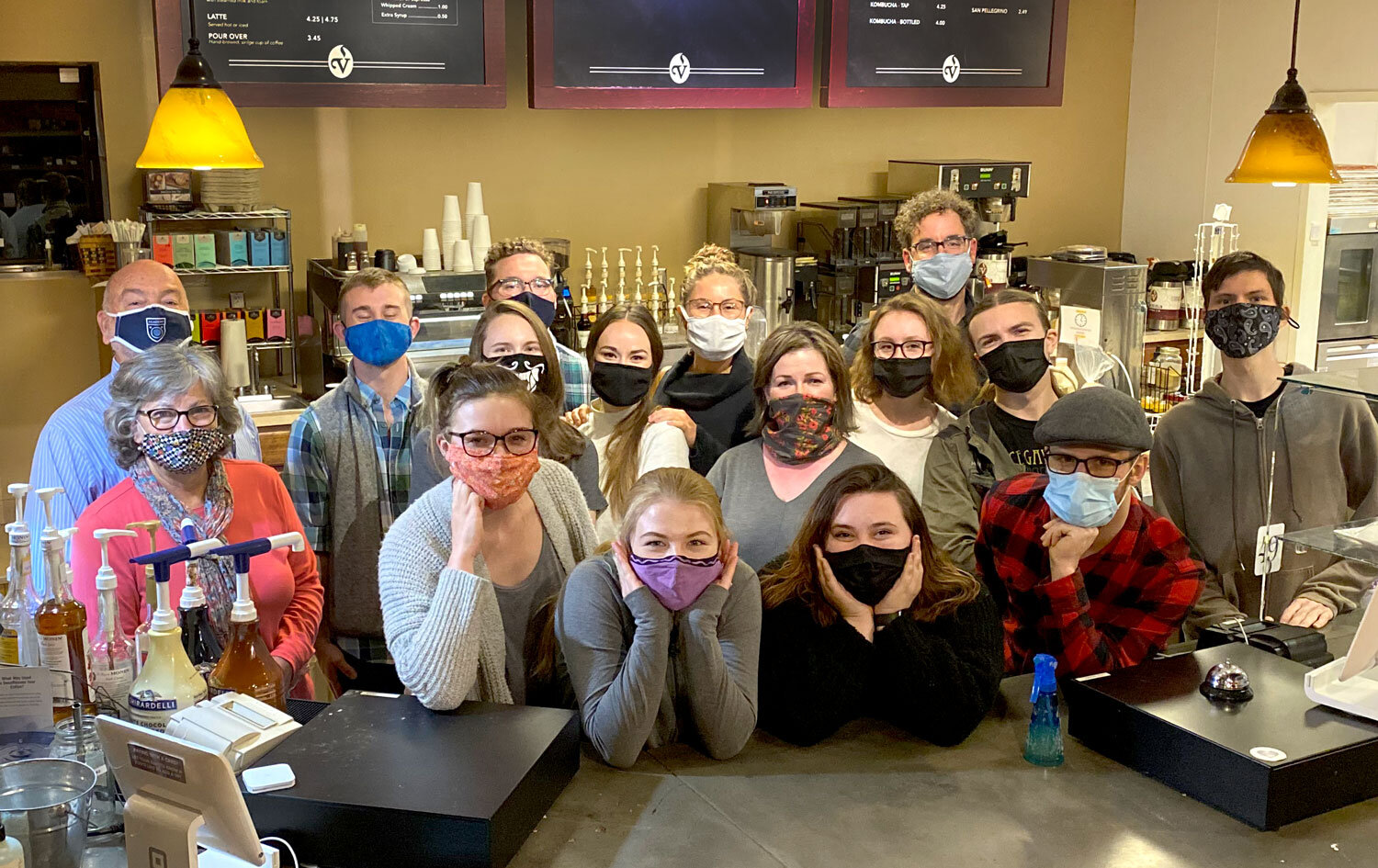 Staff during Covid