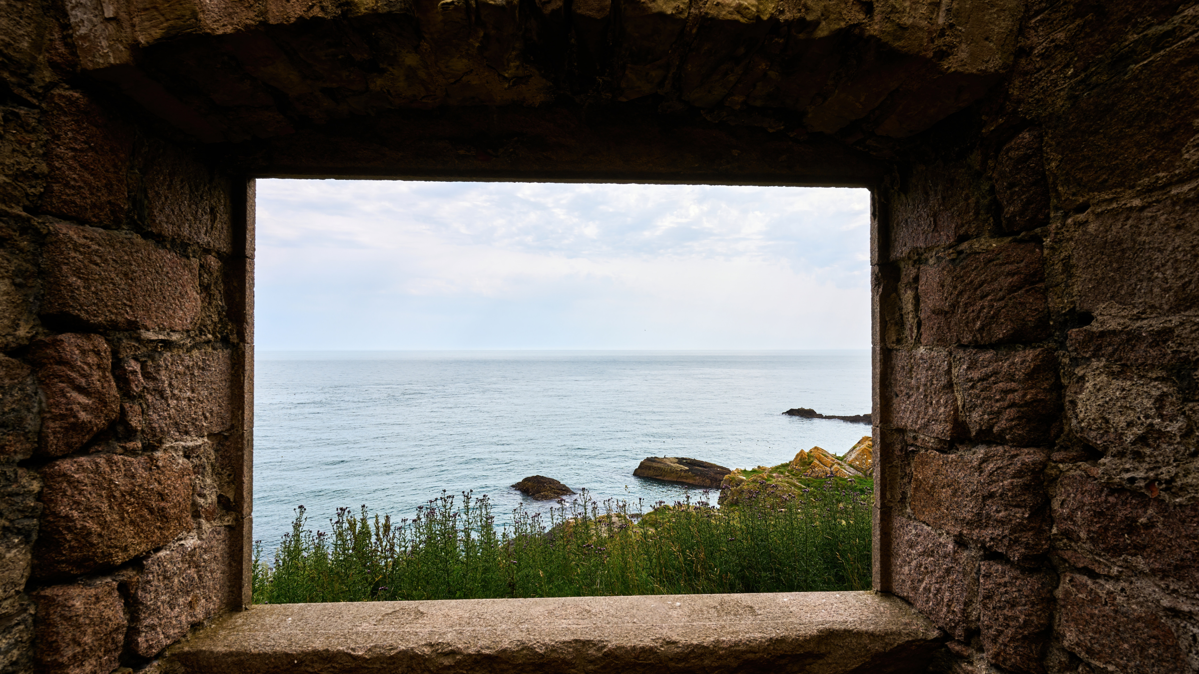 A doorway opening to nature and light