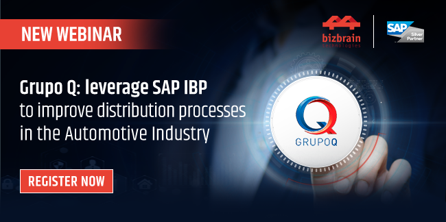 Grupo Q: Leverage SAP IBP. To improve distribution processes in the automotive industry. REGISTER NOW