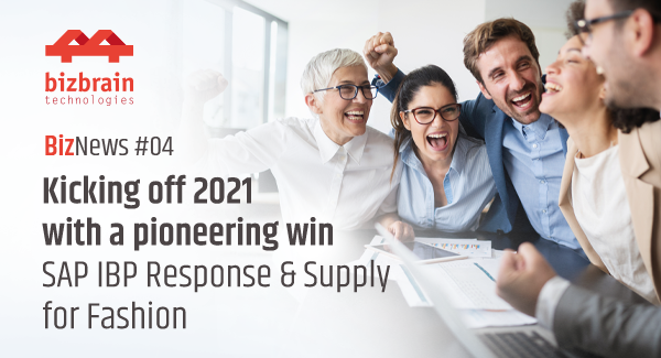 Kicking off 2021 with a pionnering win SAP IBP Response & Supply for Fashion