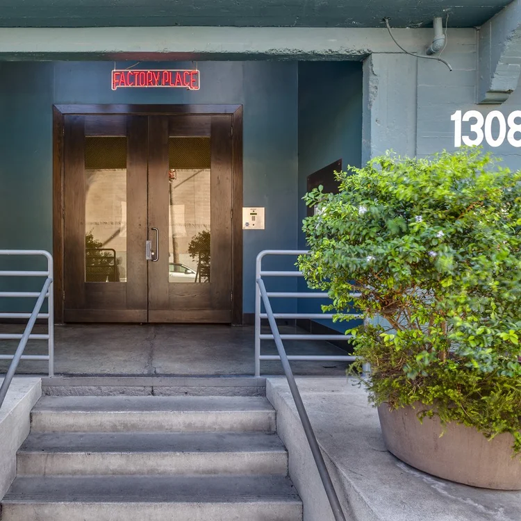 Factory Place entrance for Bradford Rogne Photography in Downtown Los Angeles