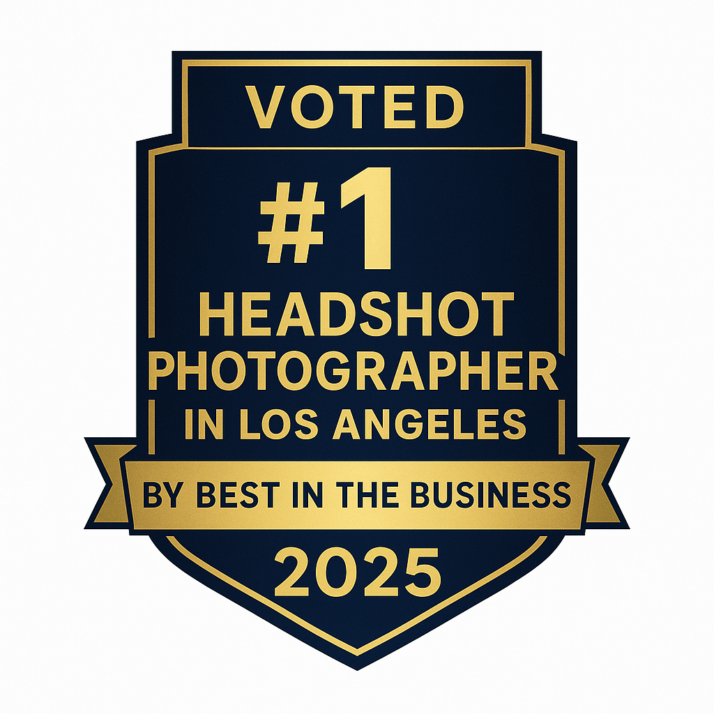 Best Headshot Photographer in Los Angeles award seal