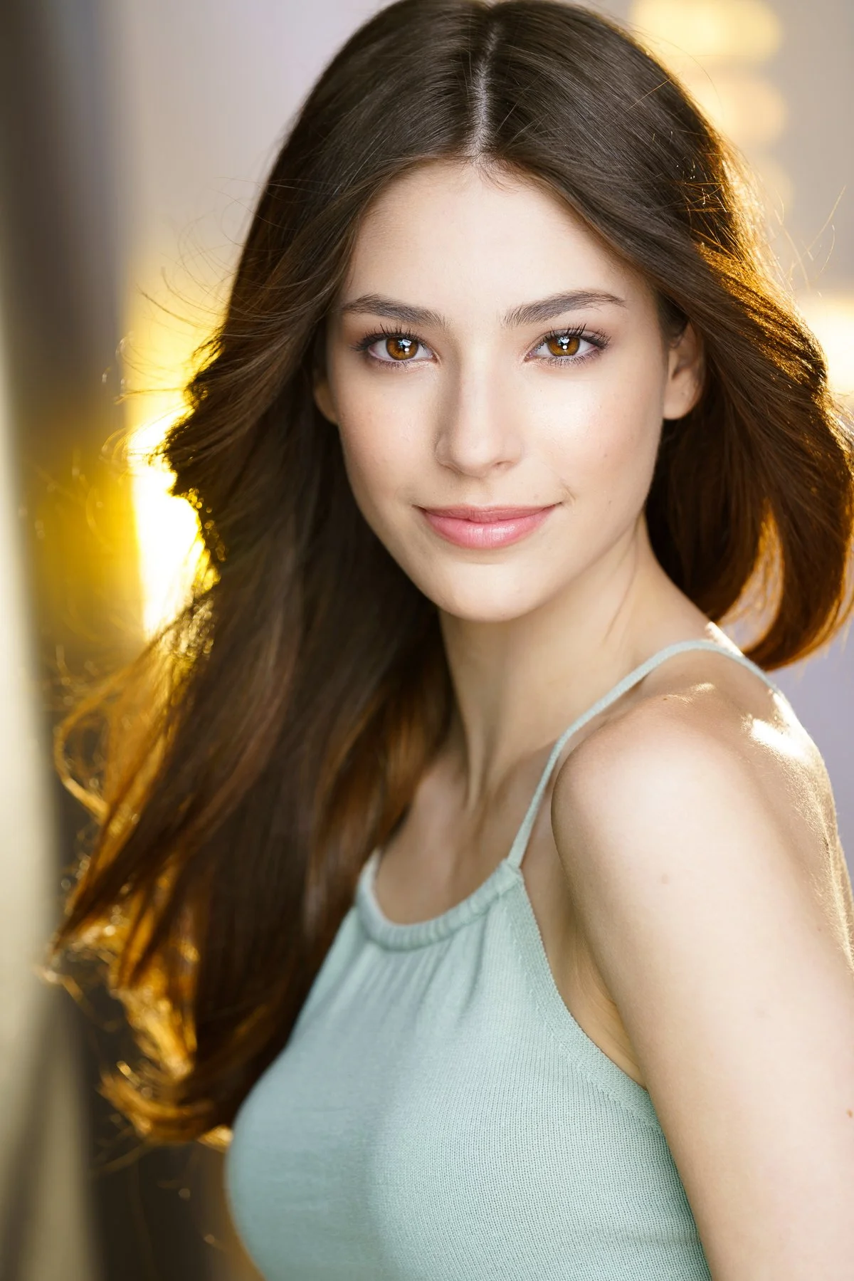 Women’s headshot photographed by Bradford Rogne in Los Angeles