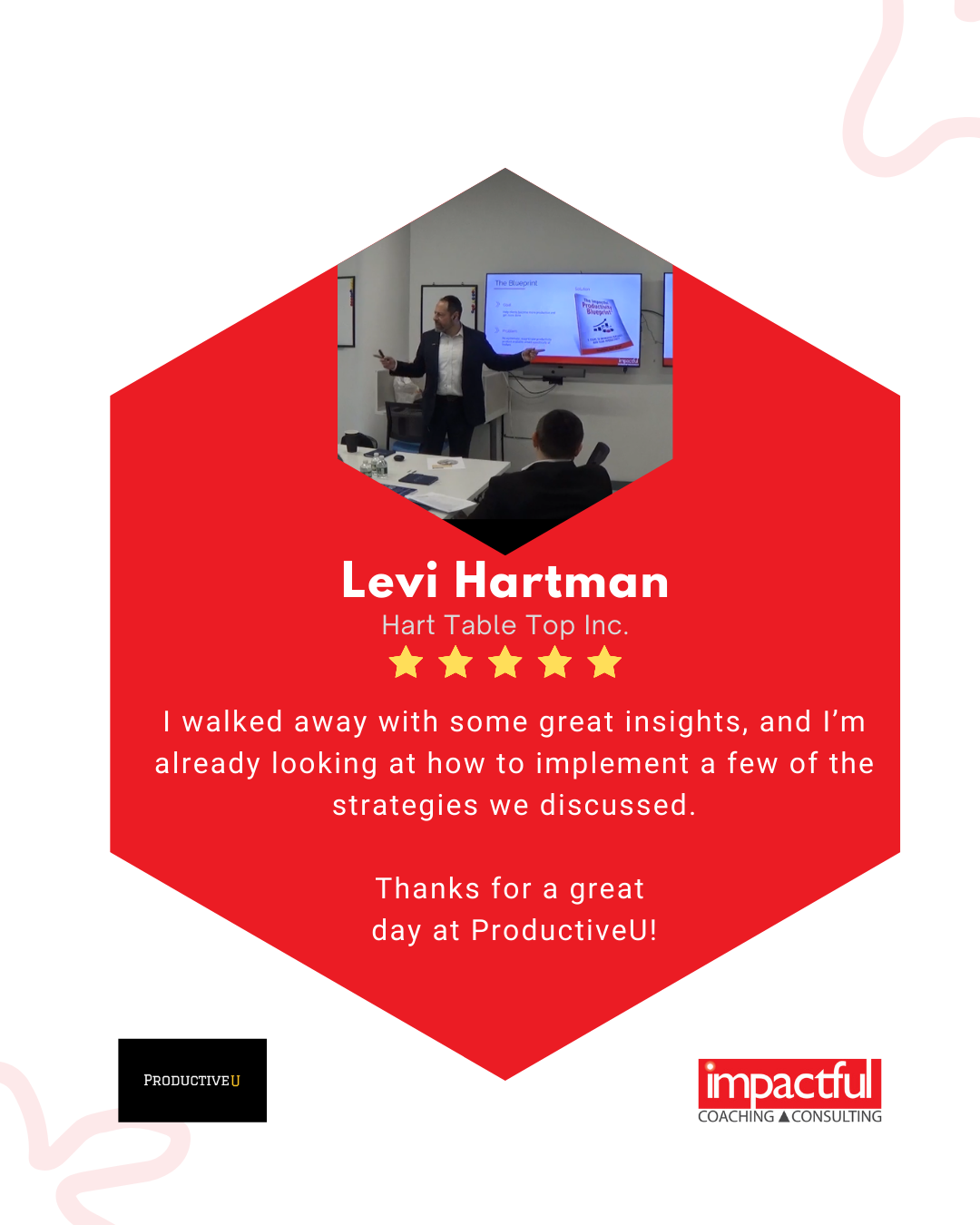 Levi Hartman testimonial