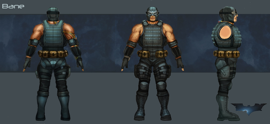 Fan-Made Concept Art of BANE for THE DARK KNIGHT RISES.